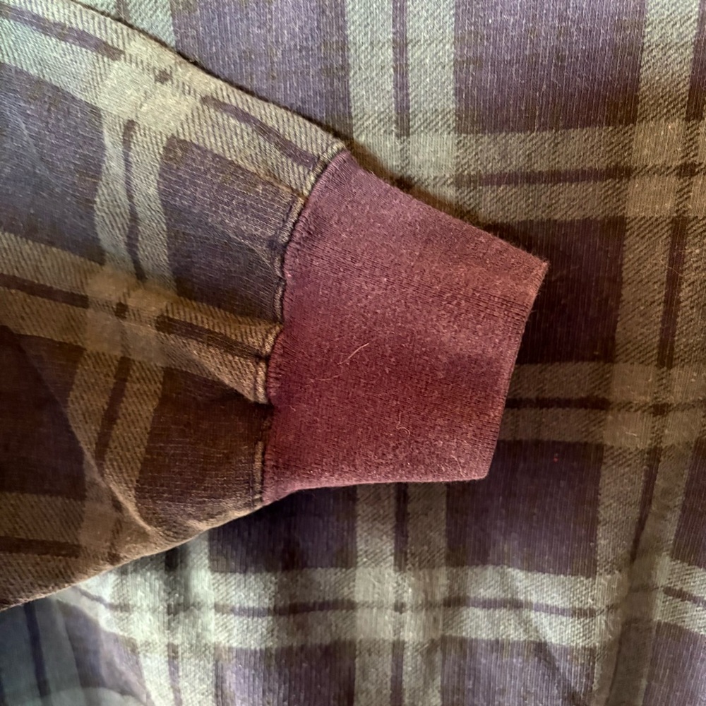 Vintage Chaps Ralph Lauren Green Plaid Crew Neck Sweatshirt XL - Picture 3 of 7